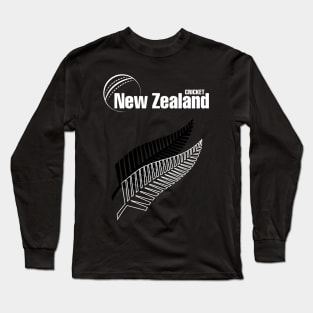 New Zealand Cricket Memorabilia Long Sleeve T-Shirt